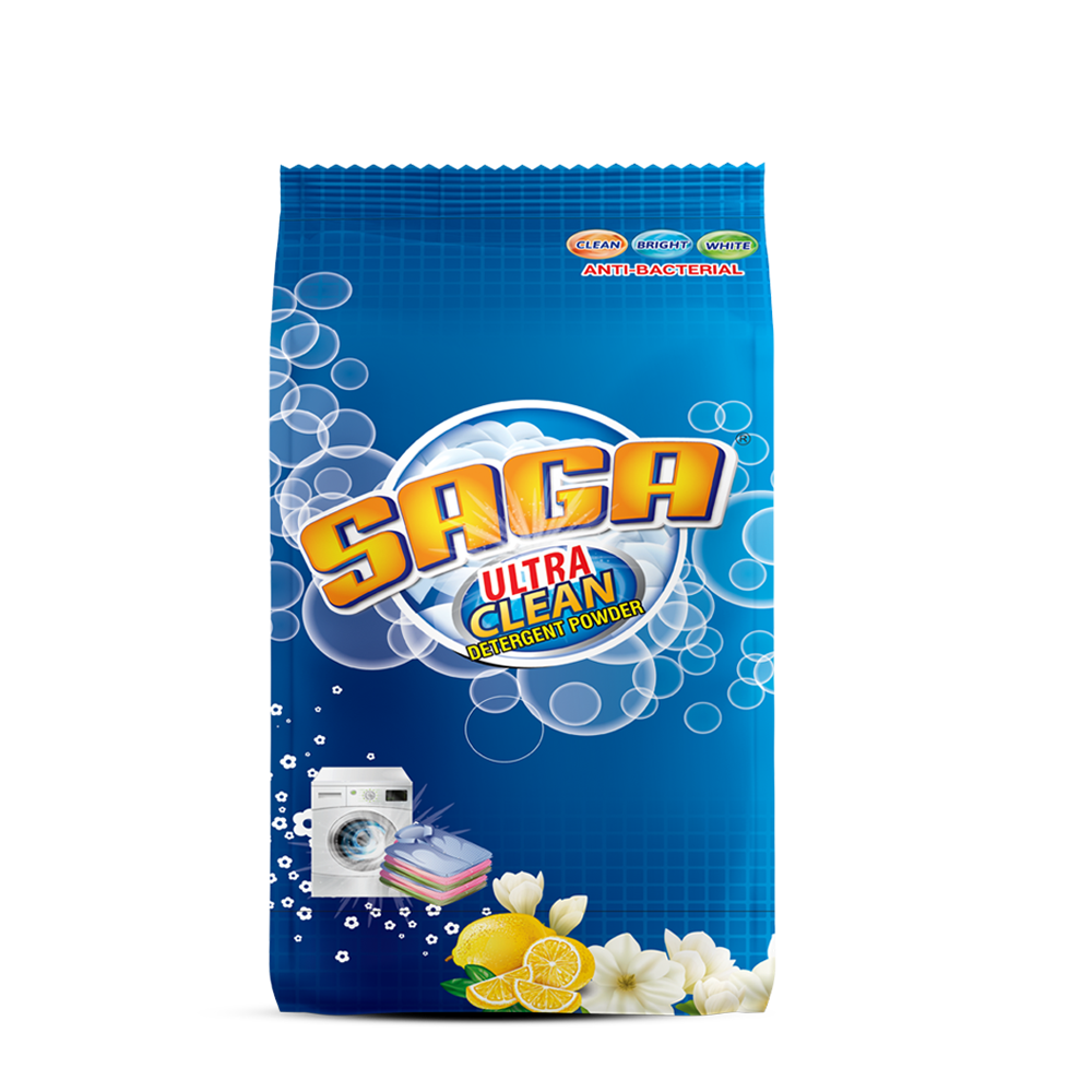 SAGA ULTRA CLEAN DETERGENT POWDER 500GRM